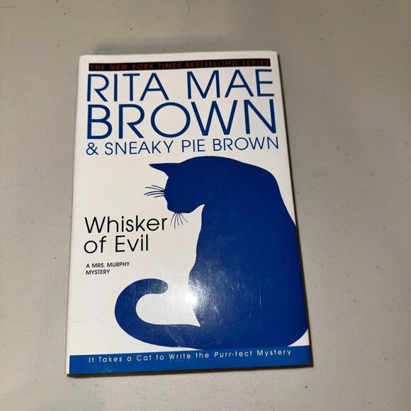 Lot 5 Mrs. Murphy Mystery by Rita Mae Brown & Sneaky Pie Brown Hardcover Novel - Picture 10 of 16